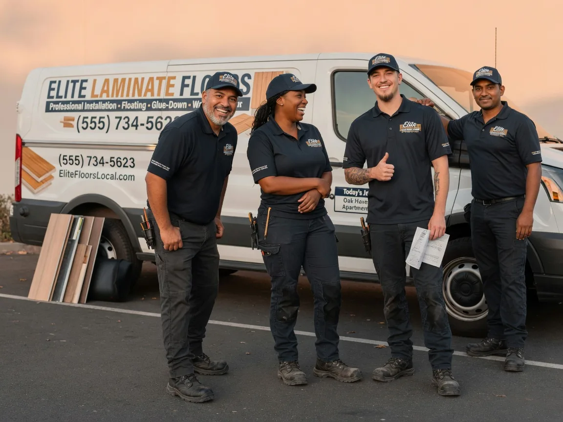 Laminate flooring installation company in Urania, LA